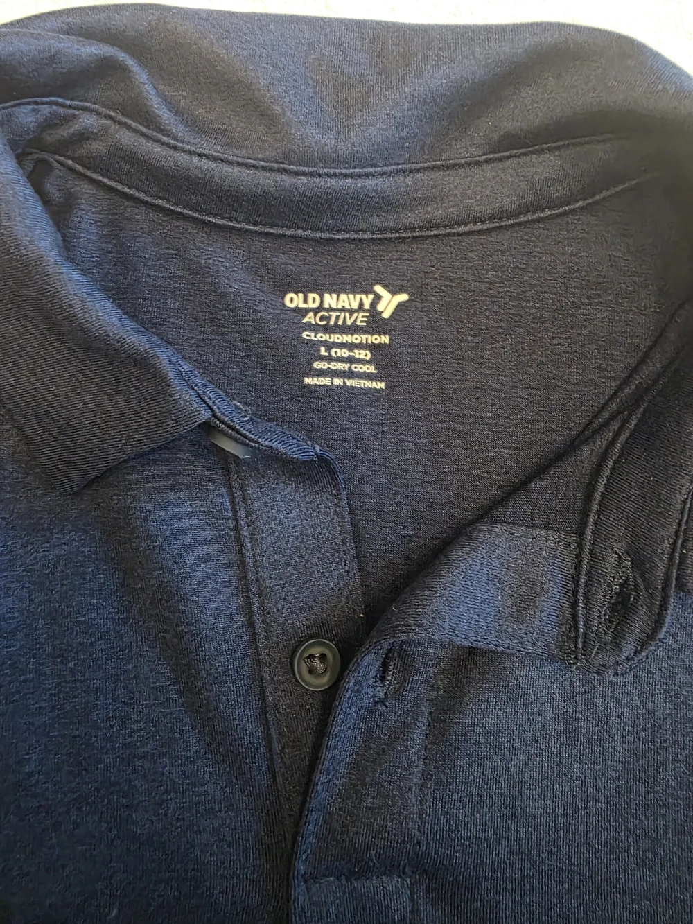 Old Navy Men's Navy Blue Polo Shirt